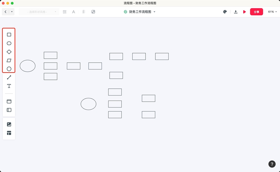 工作流程图制作方法