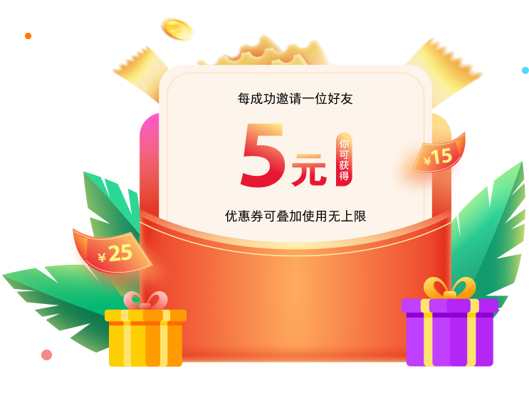 墨刀7周年，邀请好友赢红包配图